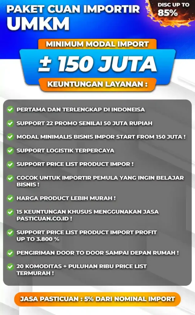 Paket Cuan Importir UMKM