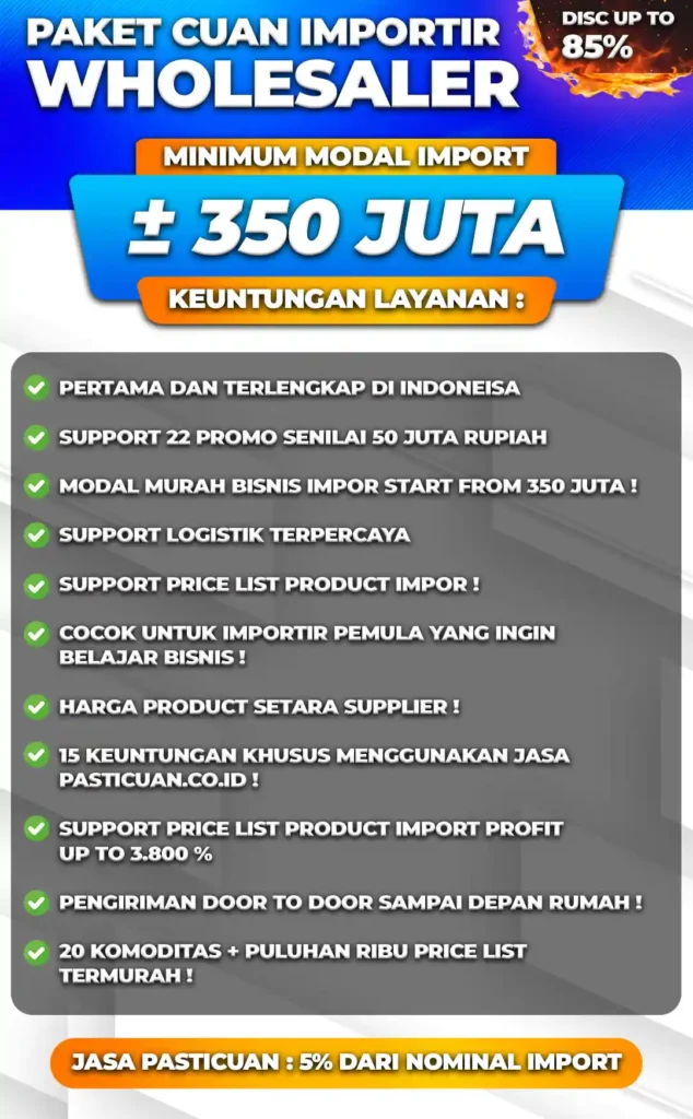 Paket Cuan Importir Wholesaler